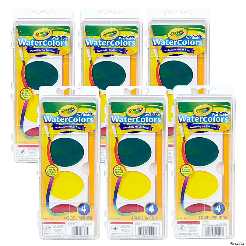 Cra-Z-Art Washable Finger Paints Set, 8 Colors per Set, 2 Sets