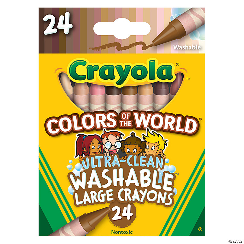 3 Packs Crayola Colors Of The World Crayons~ Multicultural~ 24 Ct ea Box~  NEW! - BND Treasure Chest