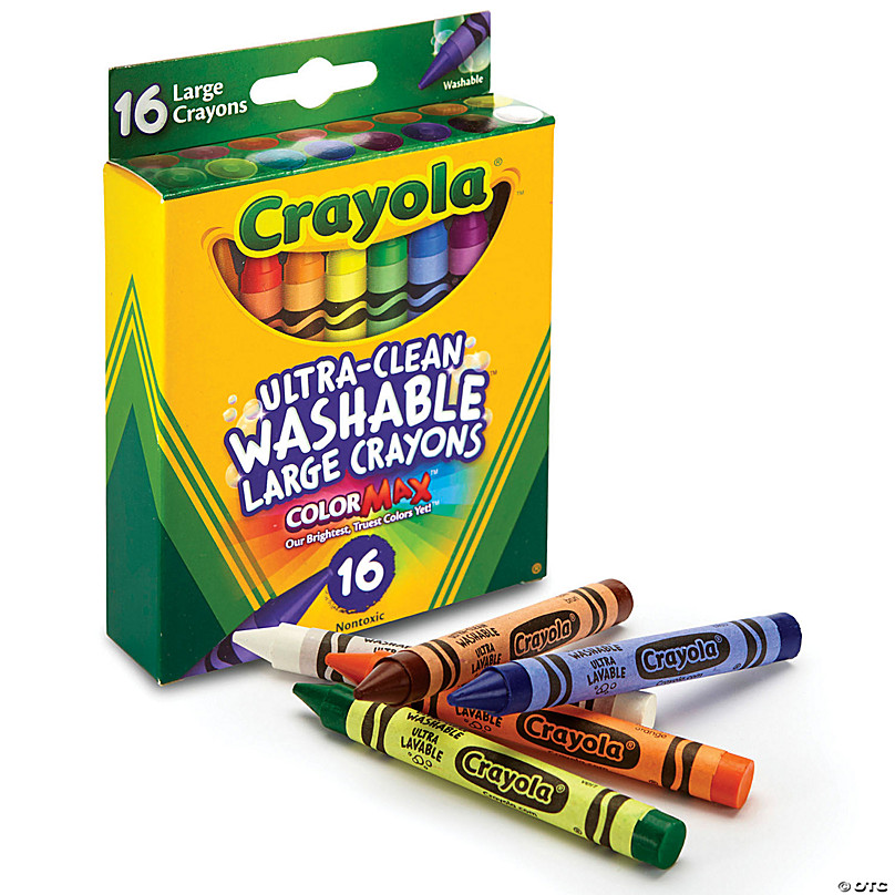 Crayola Large Crayons Classpack 8 Colors 400/Box