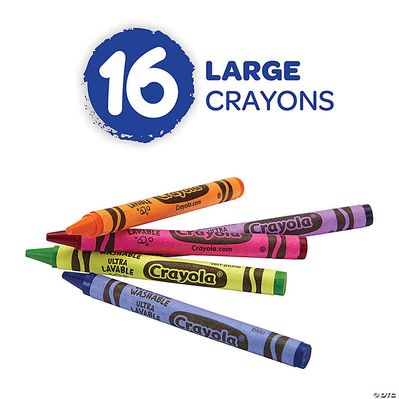 Crayola 30363915 16 Large Washable Crayons, 1 - Fred Meyer