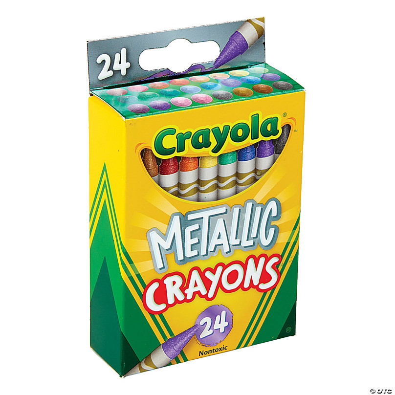 Oriental Trading Company 25 Rainbow Design Crayons