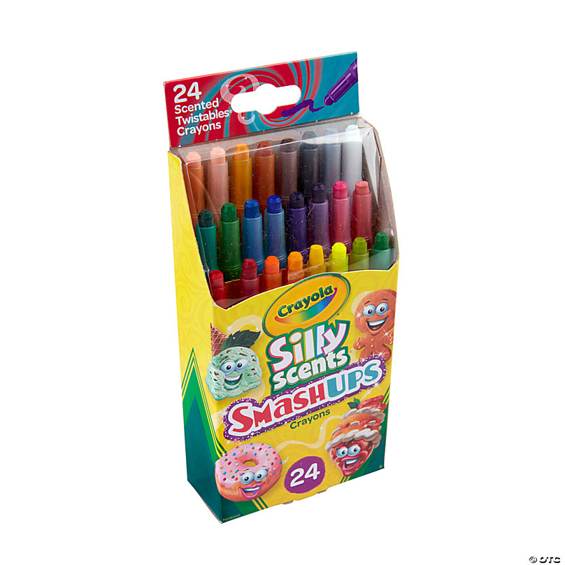 Crayola Silly Scents Mini Twistables Scented Crayons, 12 Per Pack, 6 Packs