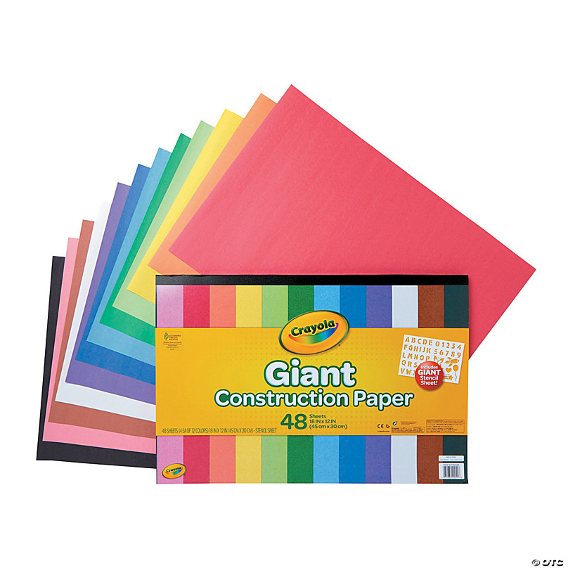 Colorations Light Brown 12 x 18 Heavyweight Construction Paper- 50 Sheets