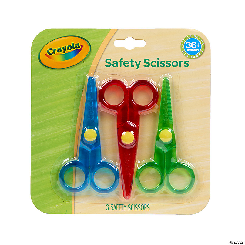 3PCS Kids Safety Scissors Kindergarten Children's Safety Kids Scissors