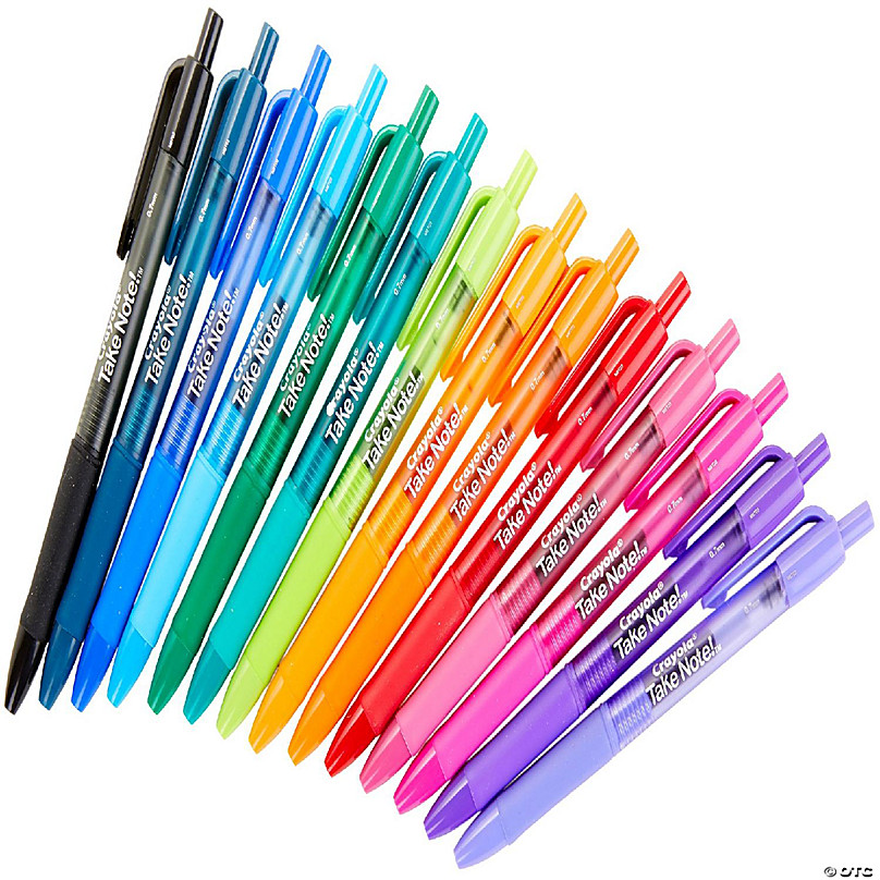 Crayola Take Note! Washable Gel Pens 14 Pkg