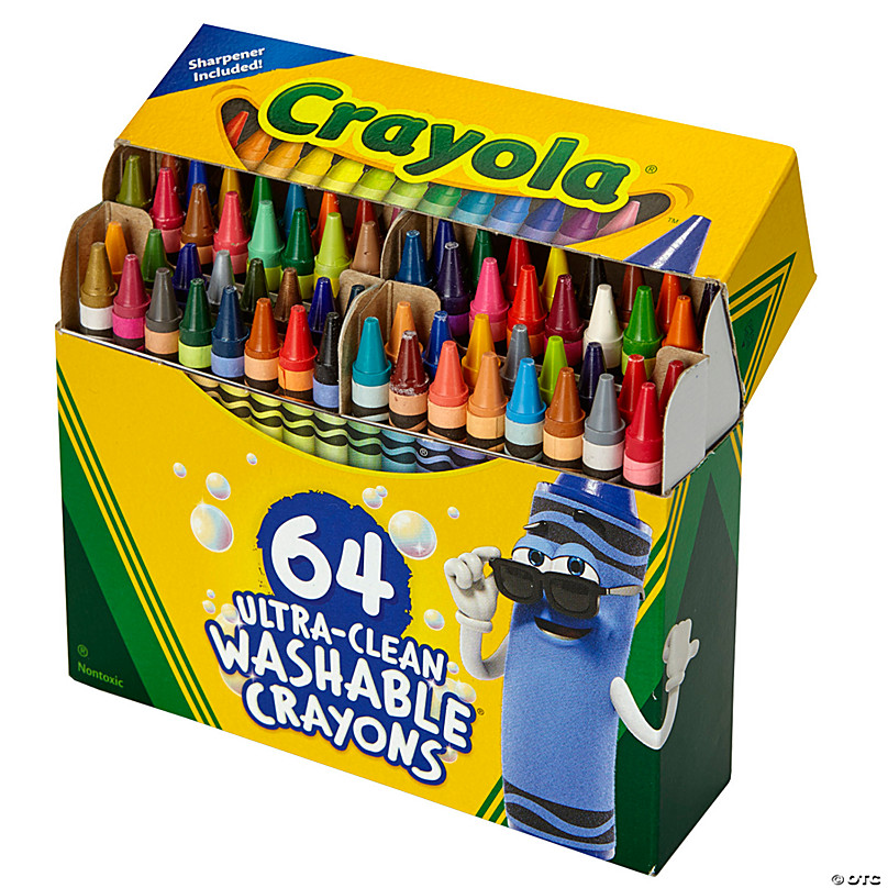 Crayola Kid's First Washable Crayon - Assorted Wax - 8