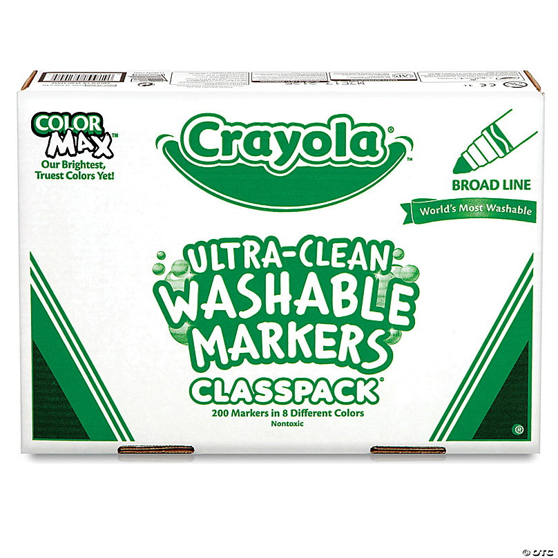 Crayola: 48 count, Ultra-Clean Washable Crayons Color Max Brightest Colors