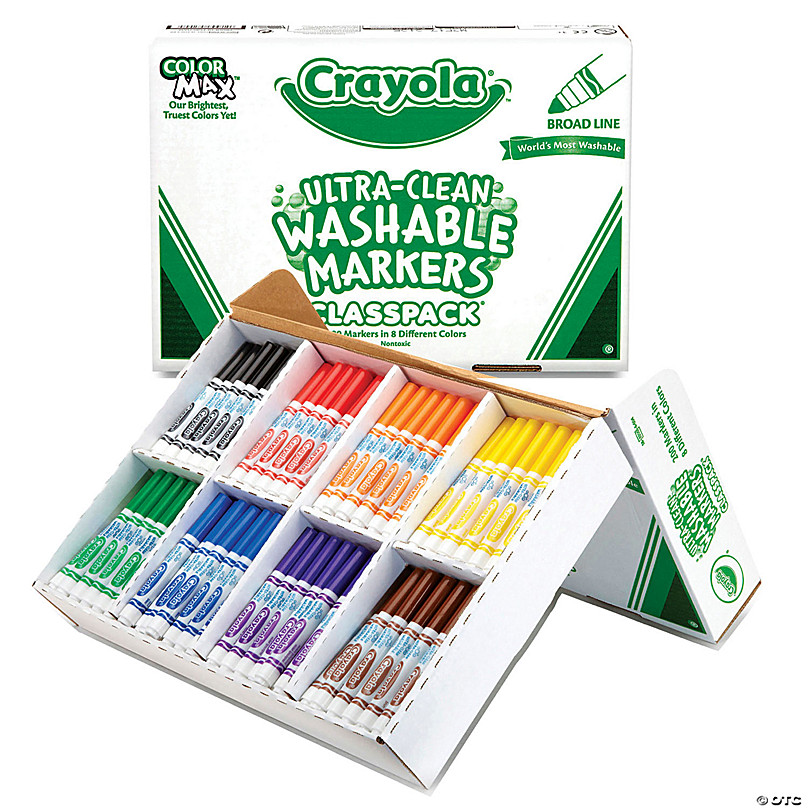 Crayola Super Washable First Marker Pens Pack of 8