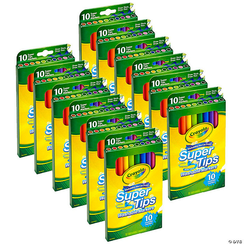 Crayola Washable Markers 12-pack • See best price »