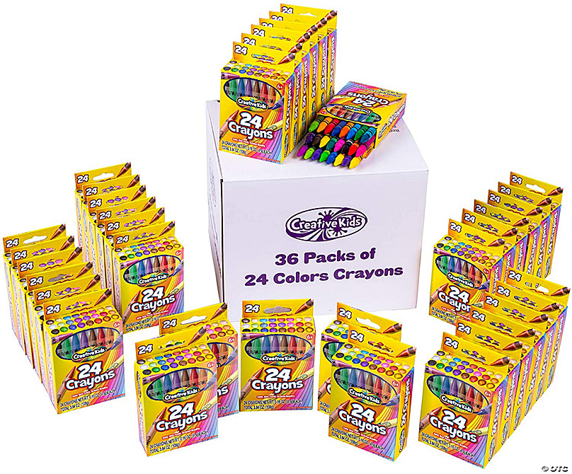 Color Swell Crayon Bulk Pack (10 Packs, 24 Crayons/Pack), 1