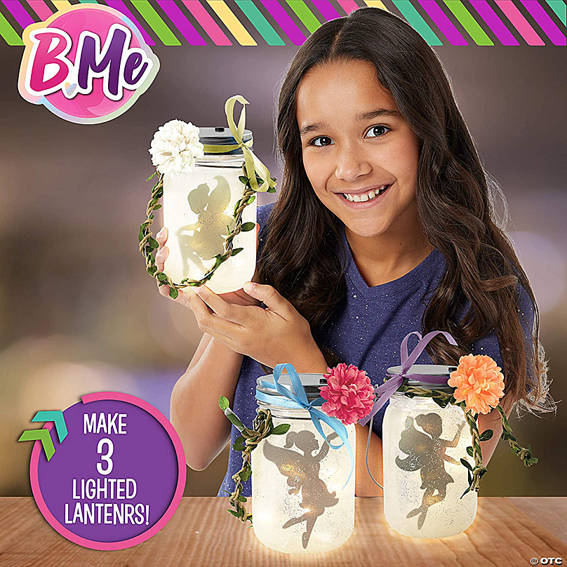 Fairy Lantern Craft Kit for Kids Arts and Crafts Jar Nightlight for Girls Age 