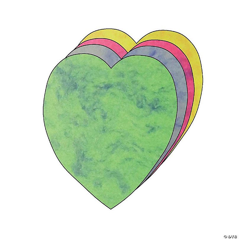 Color Your Own Heart Magnets - 12 Pc.