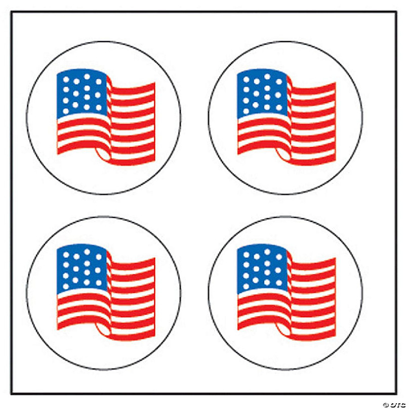 Patriotic Flags Stickers Details about   100pcs Politics Elections Stickers July 4 Stickers 
