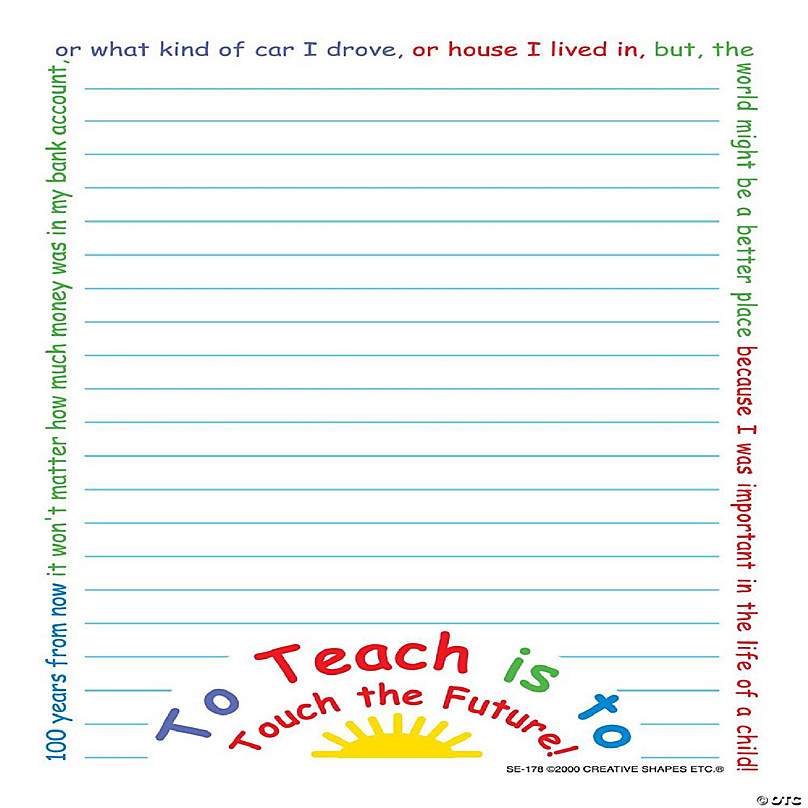 Teacher Note Pads - Large