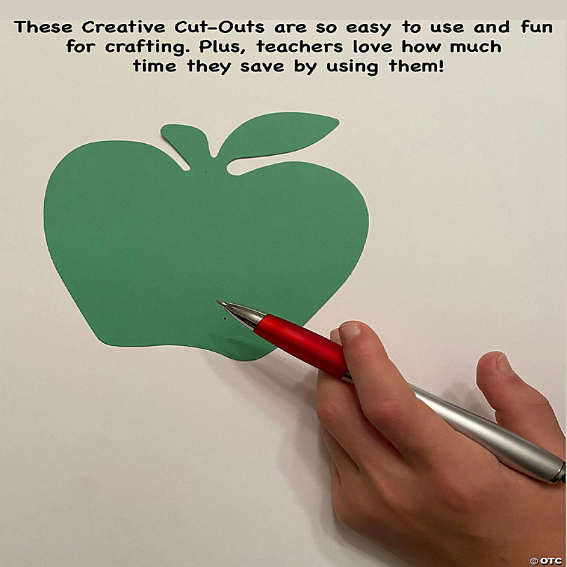 Creative Shapes Etc. - Small Single Color Construction Paper Craft Cut-out  - St. Patrick's Day Heart