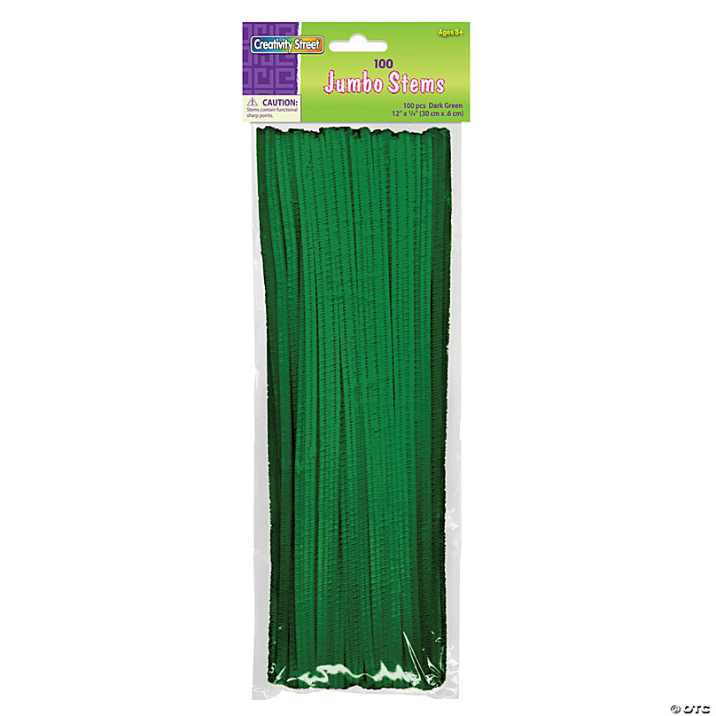 Green Chenille Stems