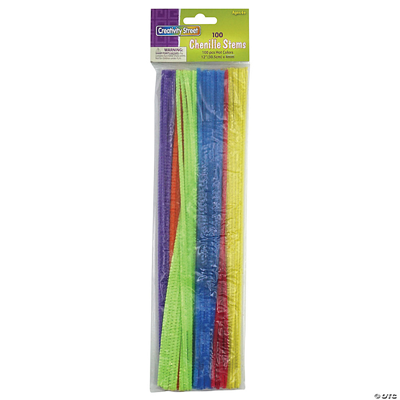 12 Packs: 100 ct. (1,200 total) Chenille Pipe Cleaners by