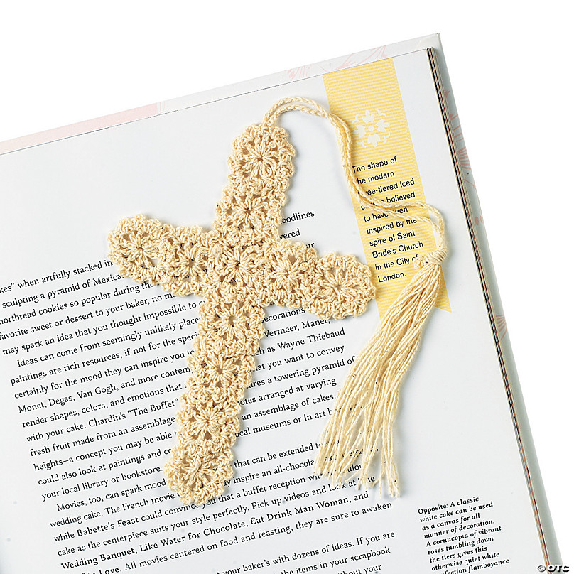 Crocheted Cross Bookmarks 12 Pc Oriental Trading