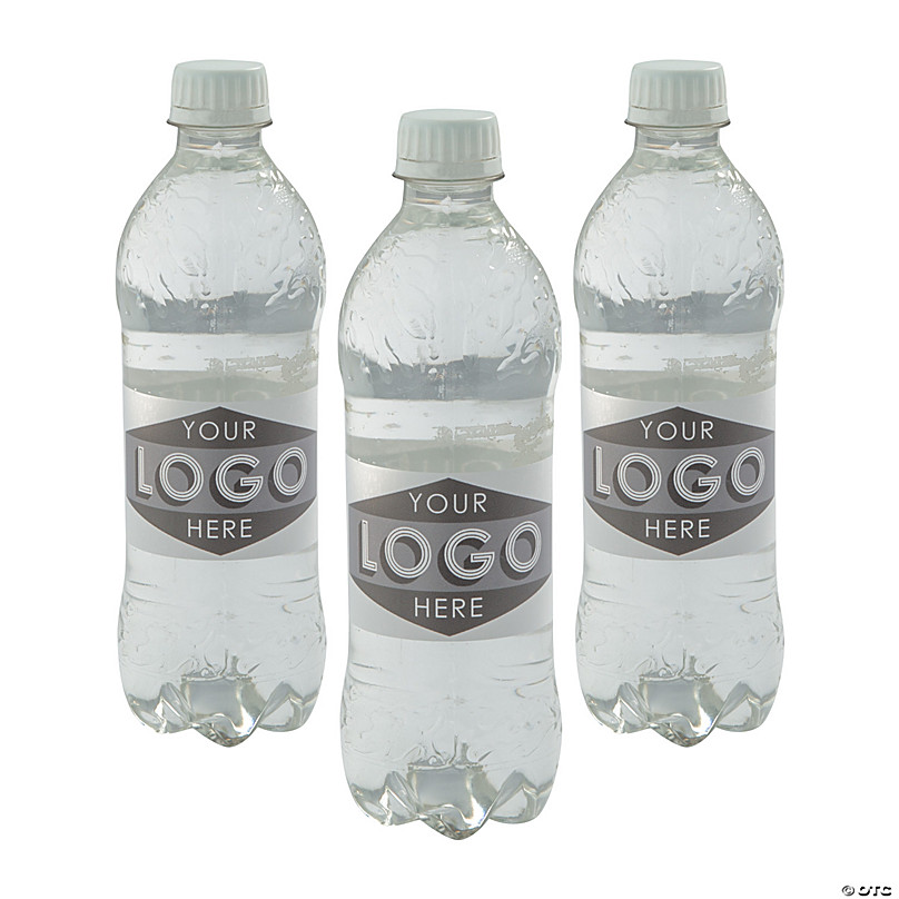 Your Business Logo or Design Custom Logo Water Bottle Labels 50 Custom Water Bottle Labels