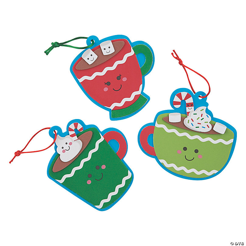 Mom Tea Cup Ornament Craft Kit (Makes 12)