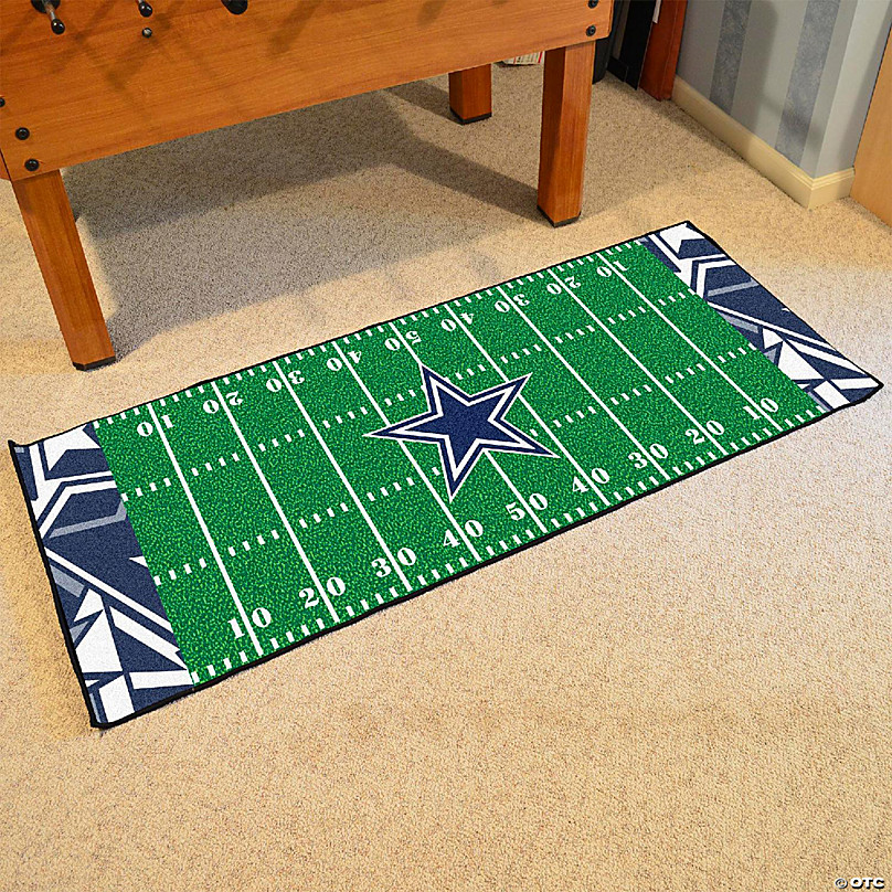 : FANMATS 23118 Dallas Cowboys Ticket Design Runner Rug - 30in.  x 72in. | Sports Fan Area Rug, Home Decor Rug and Tailgating Mat : Sports &