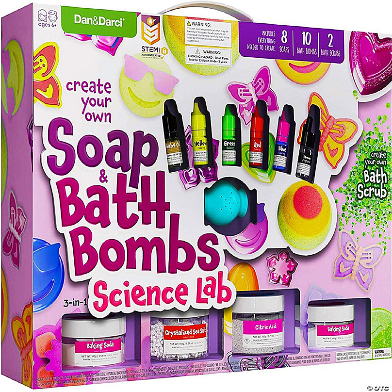 Dan&Darci Soap Making Kit for Kids Crafts Science Toys Birthday Gifts for Girls and Boys Age 6-12 Years Old Girl DIY Soap
