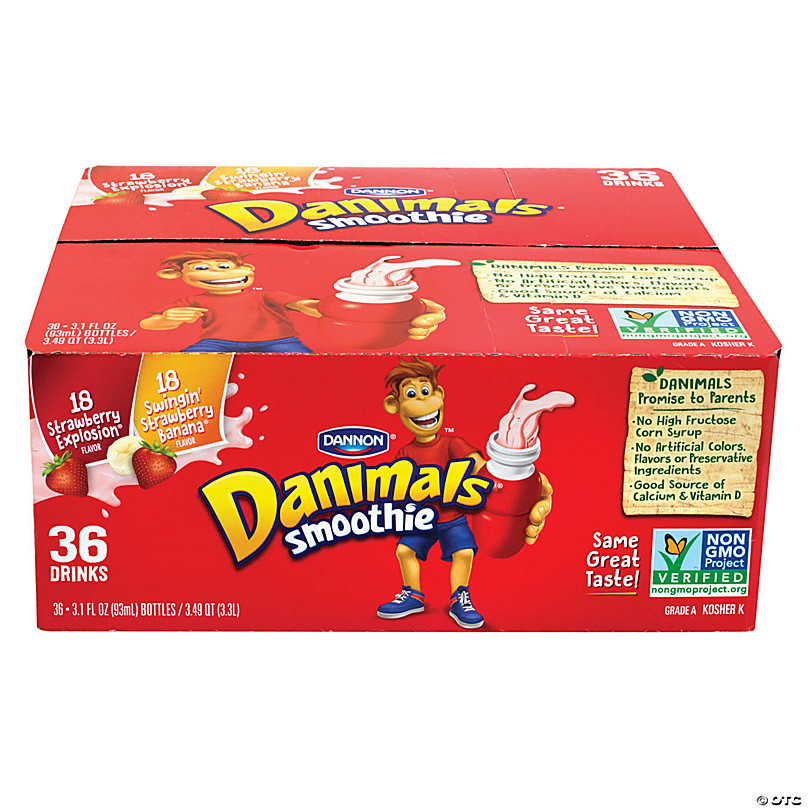 Danimals Smoothies, Strawberry Explosion, Gluten-Free, Non-GMO