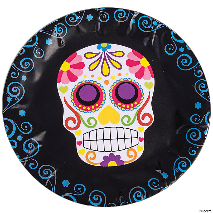 Day Of The Dead Plates | Oriental Trading