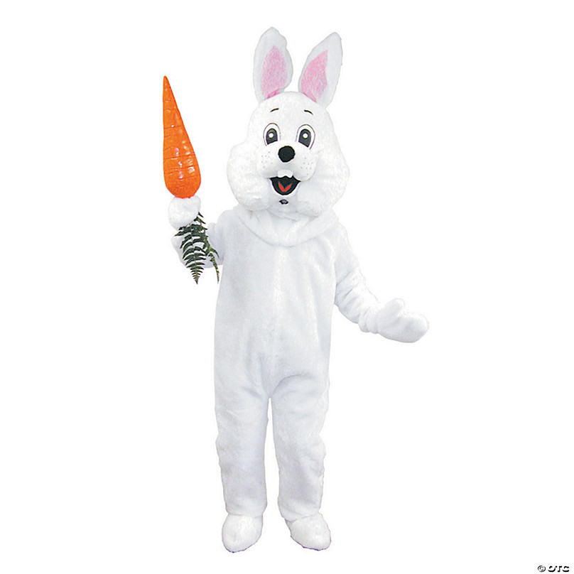 Men's Easter Bunny Costume with Vest & Carrot