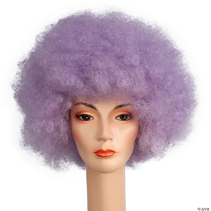 Deluxe Afro Wig Purple Oriental Trading 