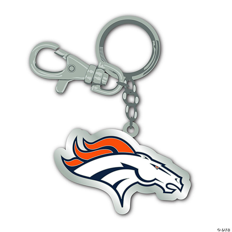 Denver Broncos Beveled NFL Team Key Tag