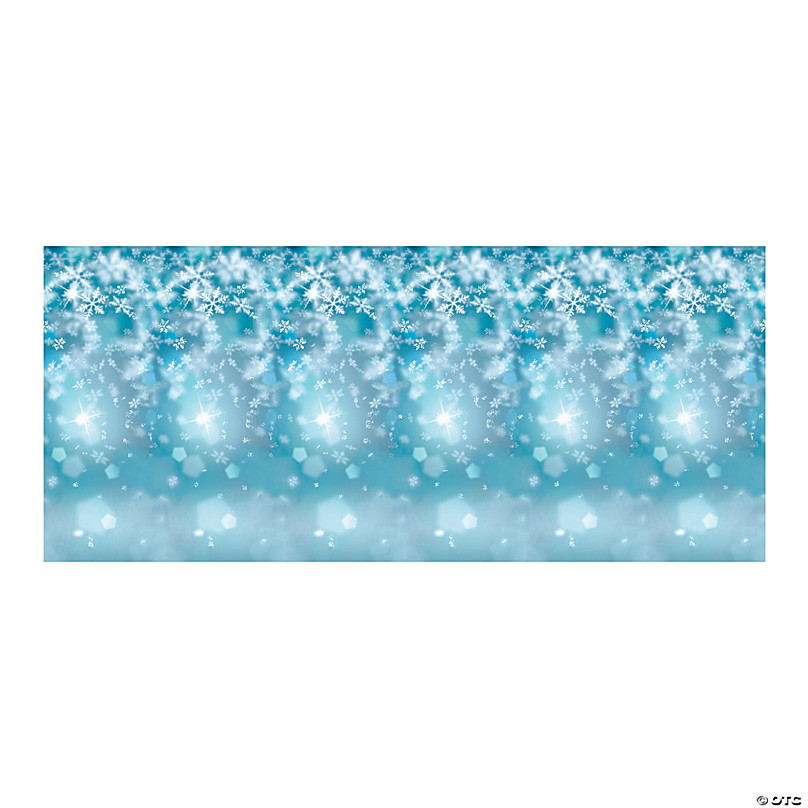 Design-A-Room Snowflake Print Backdrop - 2 Pc.