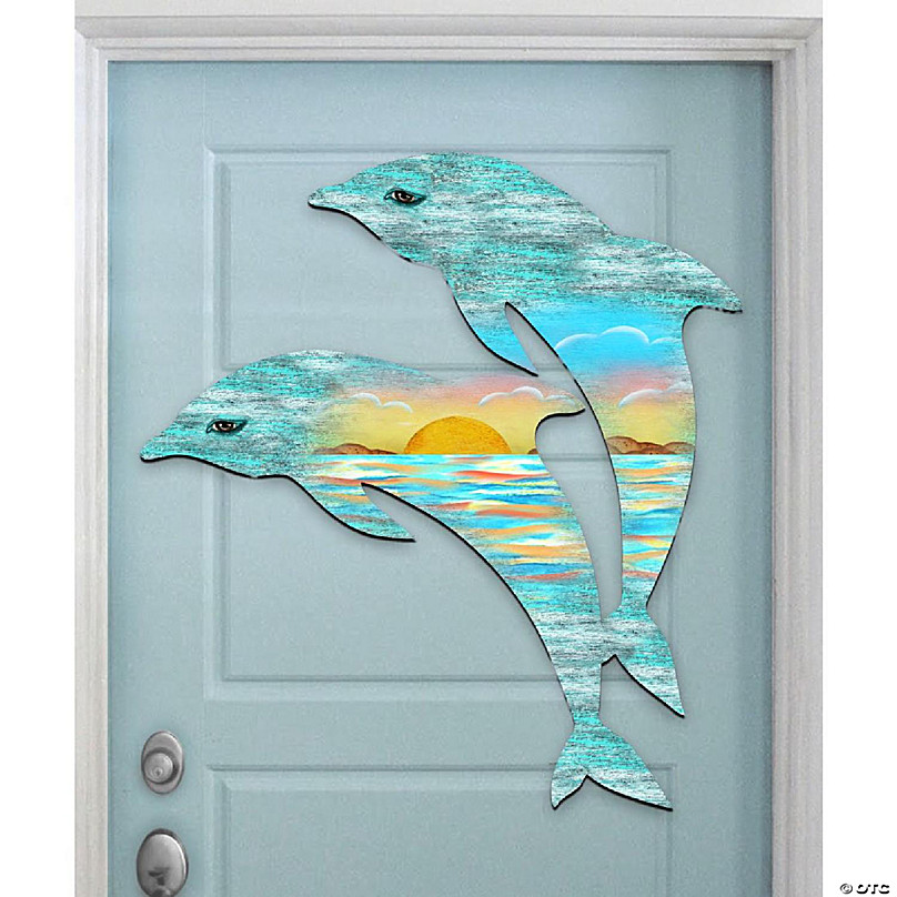 https://s7.orientaltrading.com/is/image/OrientalTrading/FXBanner_808/designocracy-dolphins-decorative-coastal-door-decor-coastal-holiday-decor~14279670.jpg