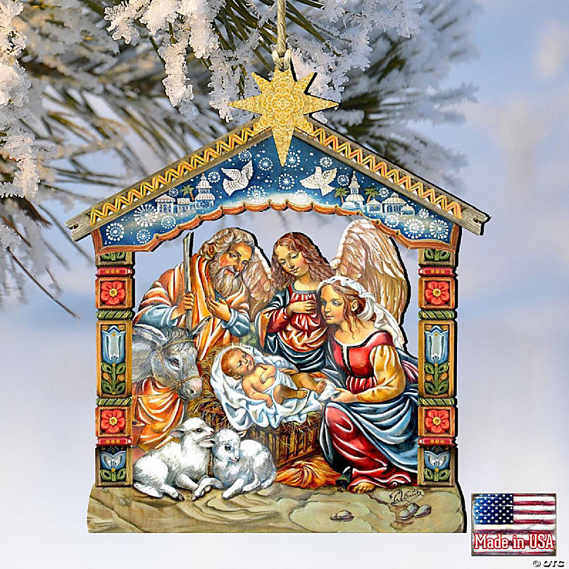 Designocracy Glory to God Tree Topper by D. Gelsinger Christmas Decor