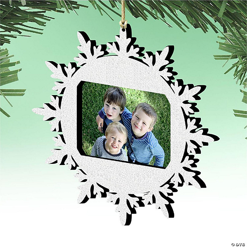 Ornativity Glitter Snowflake Ornaments - Holiday Wedding Plastic