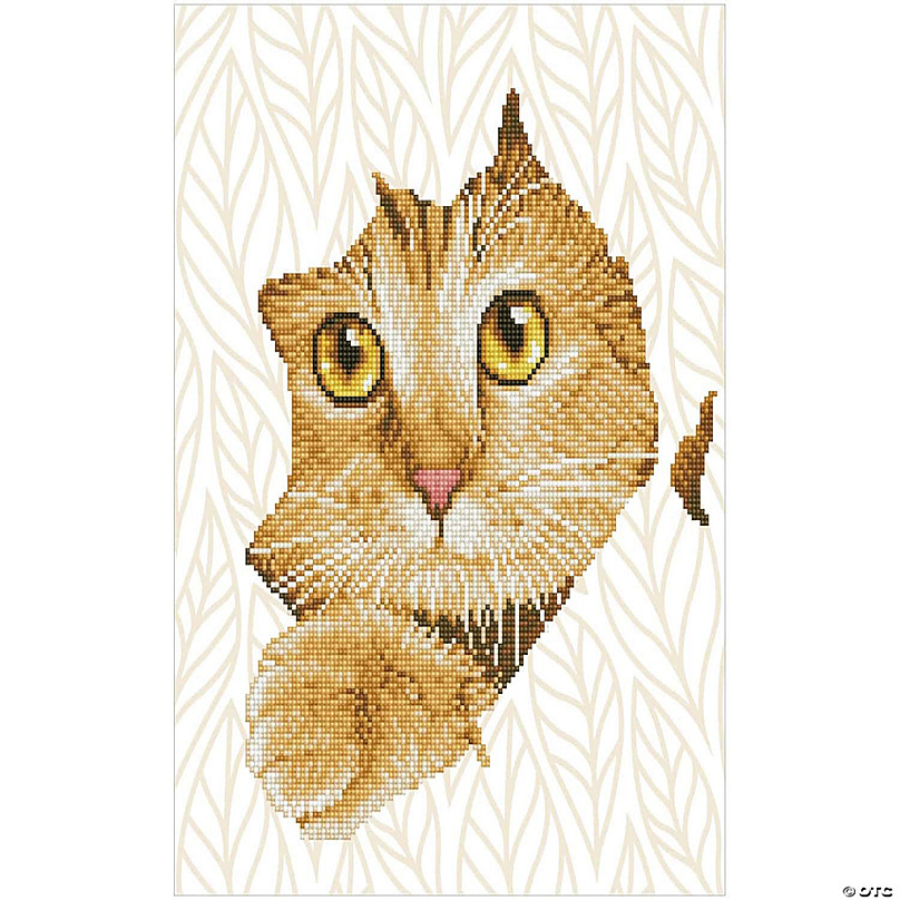 Diamond Dotz Intermediate Kit Kitten Peek