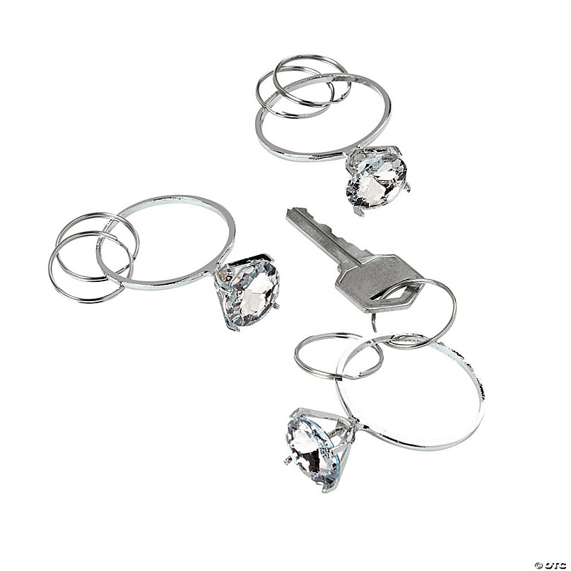 diamond ring keychain