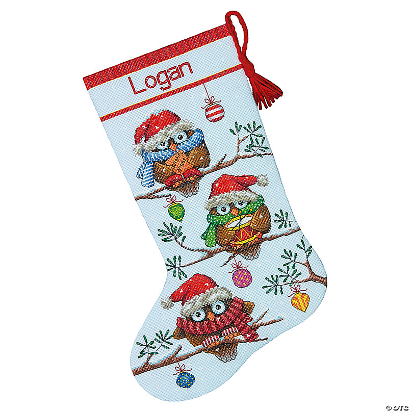 Dimensions Counted Cross Stitch Kit 16 Long-Holiday Hooties Stocking (14  Count), 14 Count - Harris Teeter