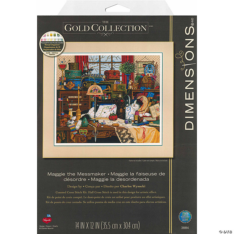 Dimensions Cross Stitch Kit 14x12" MaggieMessmaker Oriental Trading