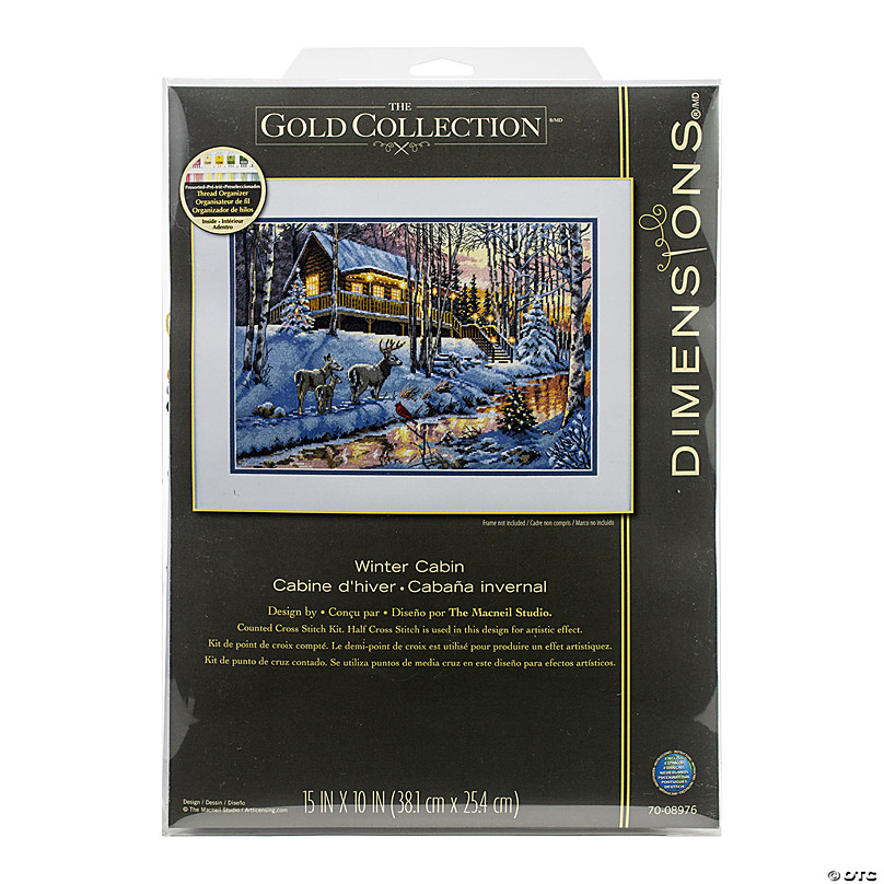 Gold Collection Winters Hush Counted Cross Stitch Kit-20X14 16 Count 