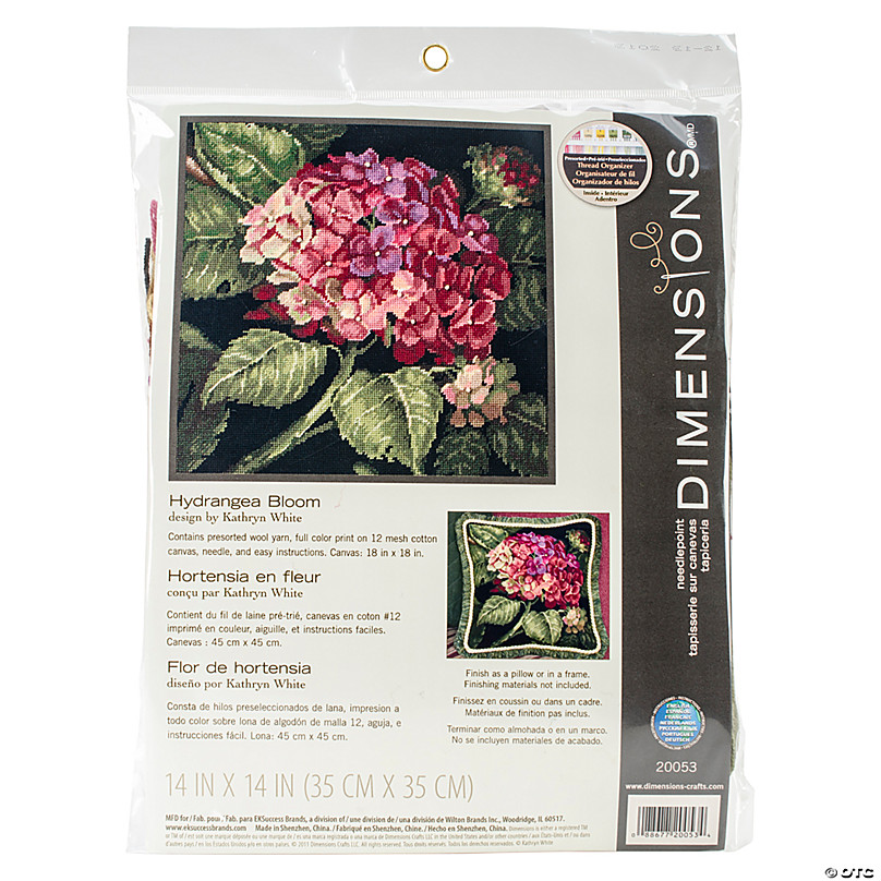 Oriental Iris Needlepoint Kit-14X14 14 Mesh Stitched In Floss - Bed Bath  & Beyond - 6754739