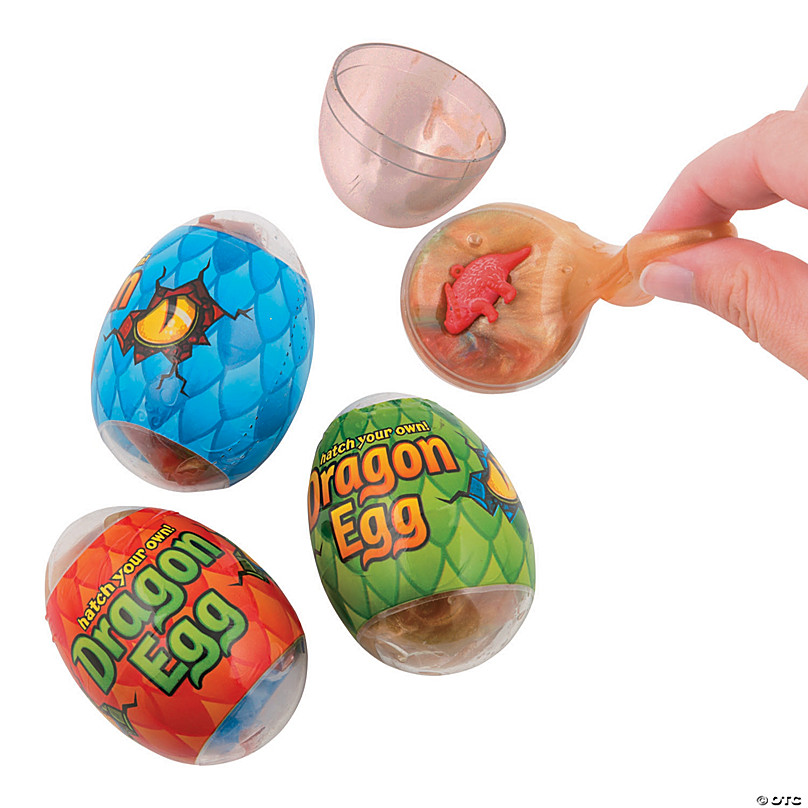 dinosaur egg slime toy