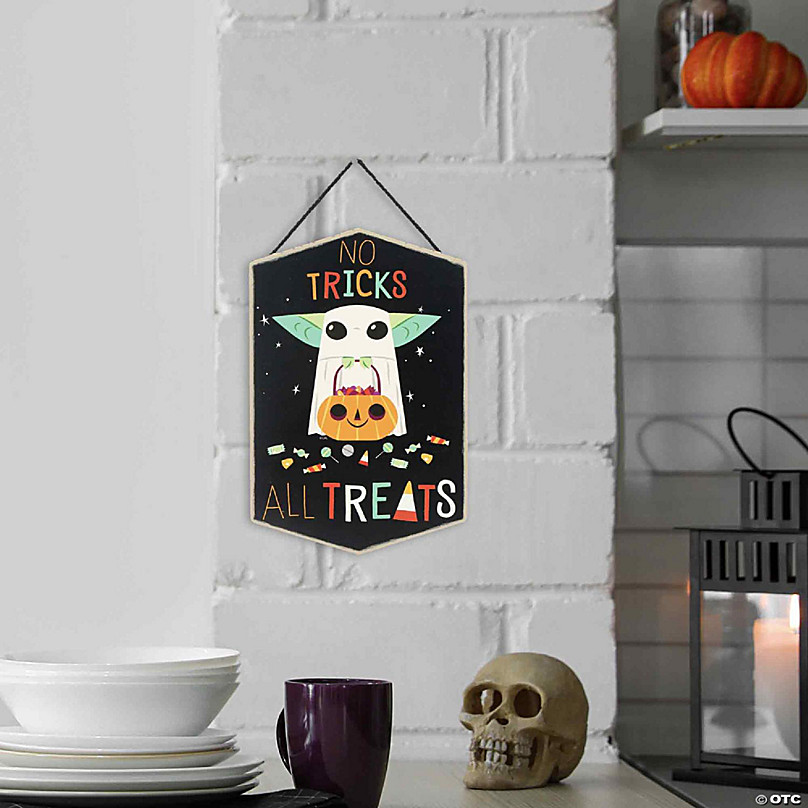 https://s7.orientaltrading.com/is/image/OrientalTrading/FXBanner_808/disney-1x7-disney-star-wars-the-mandalorian-the-child-no-tricks-all-treats-halloween-hanging-wood-wall-decor-grogu-baby-yoda~14408862-a01.jpg