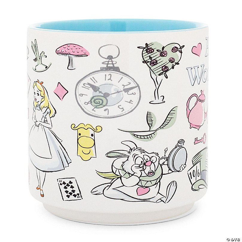Silver Buffalo Disney Princess Icons Ceramic Camper Mug | Holds 20 Ounces