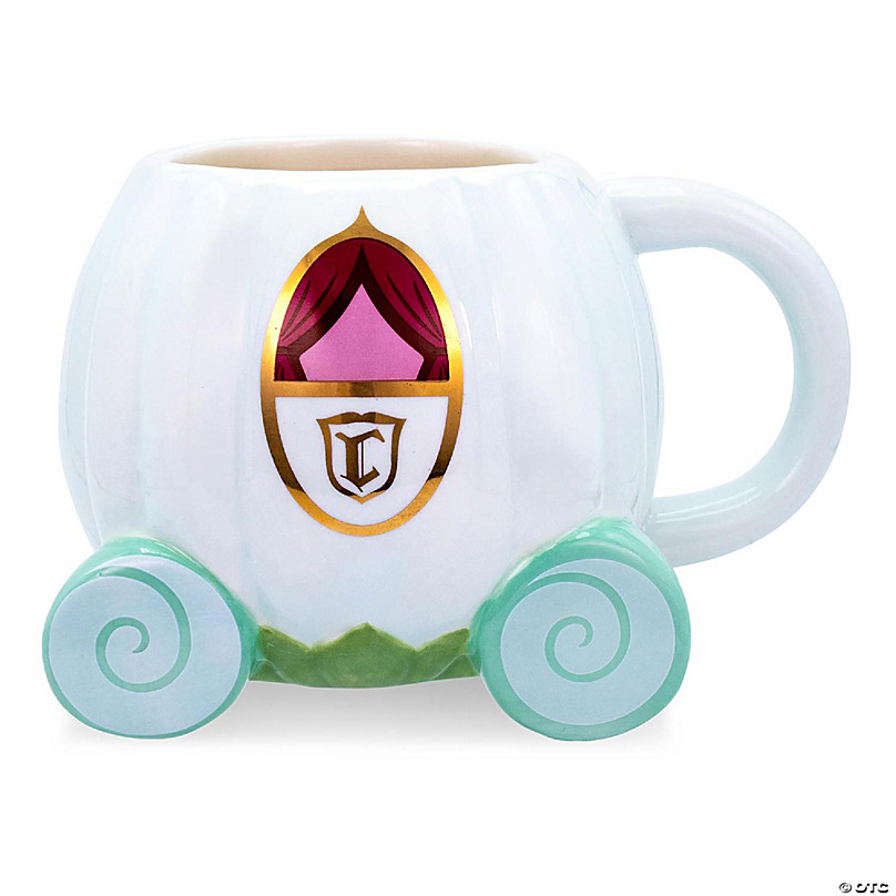 Disney Cinderella Coach 3D Sculpted Ceramic Mug Holds 20 Ounces | Oriental  Trading