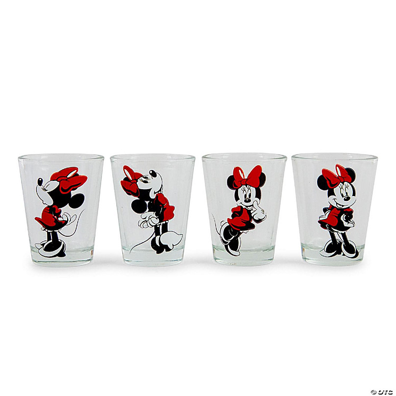 Disney Mickey and Minnie Classic Allover Faces Ceramic Mugs Set of 2