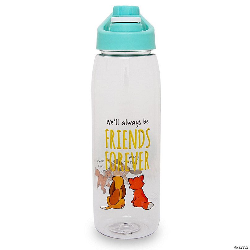 Disney Lilo & Stitch Flowers 32-Ounce Twist Spout Water Bottle And Sticker  Set 