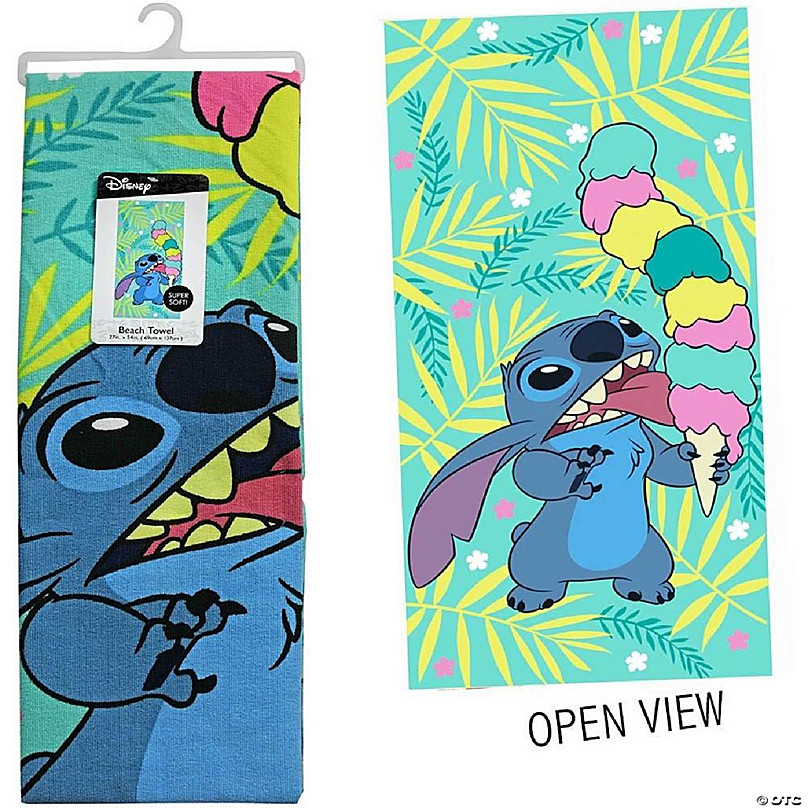 Stitch Kids Beach Towel Measures 27 x 54 inches on eBid United