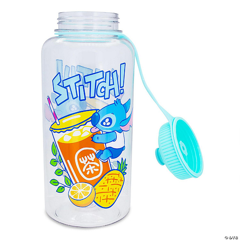 Disney Lilo & Stitch Bubble Tea Water Bottle With Sports Cap Holds