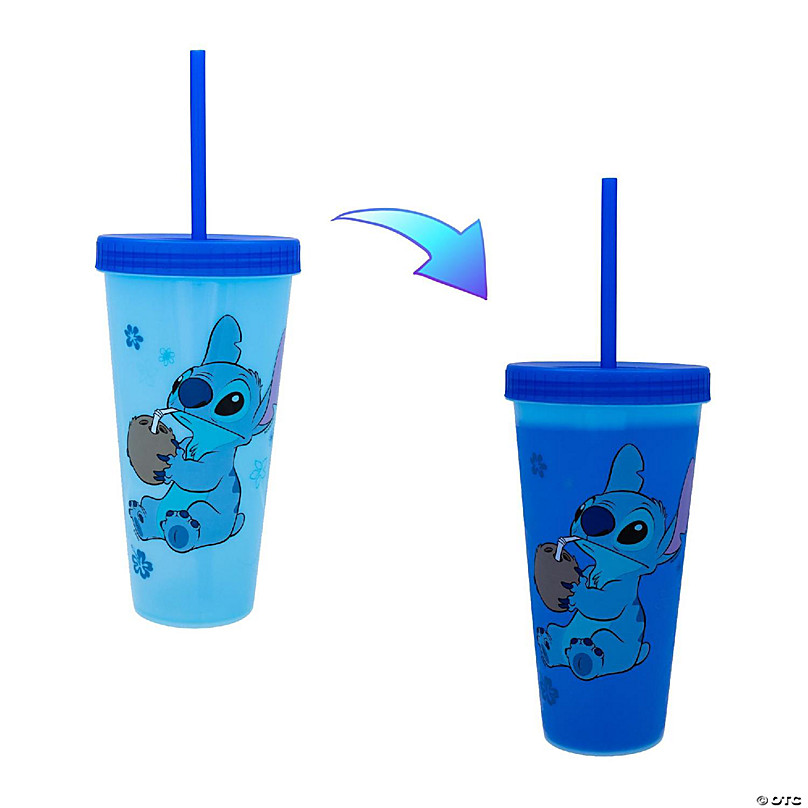 Disney Lilo & Stitch Beach Day 10-Ounce Tumbler Glasses | Set of 4